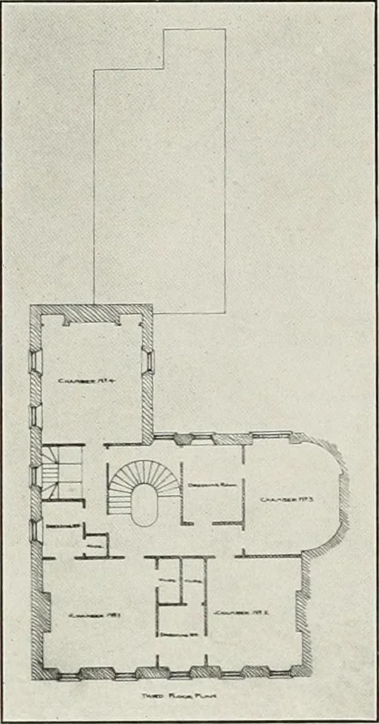 An illustration from Domestic architecture of the American colonies and of the early republic, 1922, leaf 173