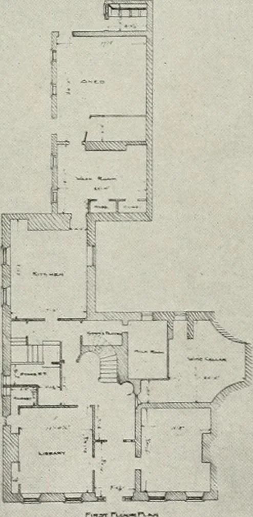An illustration from Domestic architecture of the American colonies and of the early republic, 1922, leaf 173