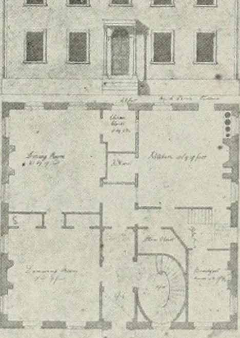 An illustration from Domestic architecture of the American colonies and of the early republic, 1922, leaf 175