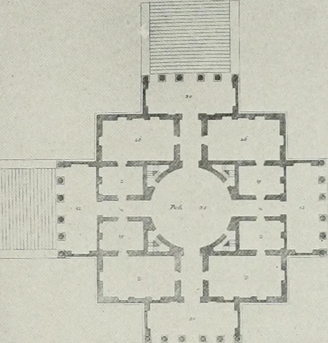 An illustration from Domestic architecture of the American colonies and of the early republic, 1922, leaf 178