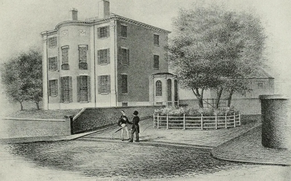 An illustration from Domestic architecture of the American colonies and of the early republic, 1922, leaf 186