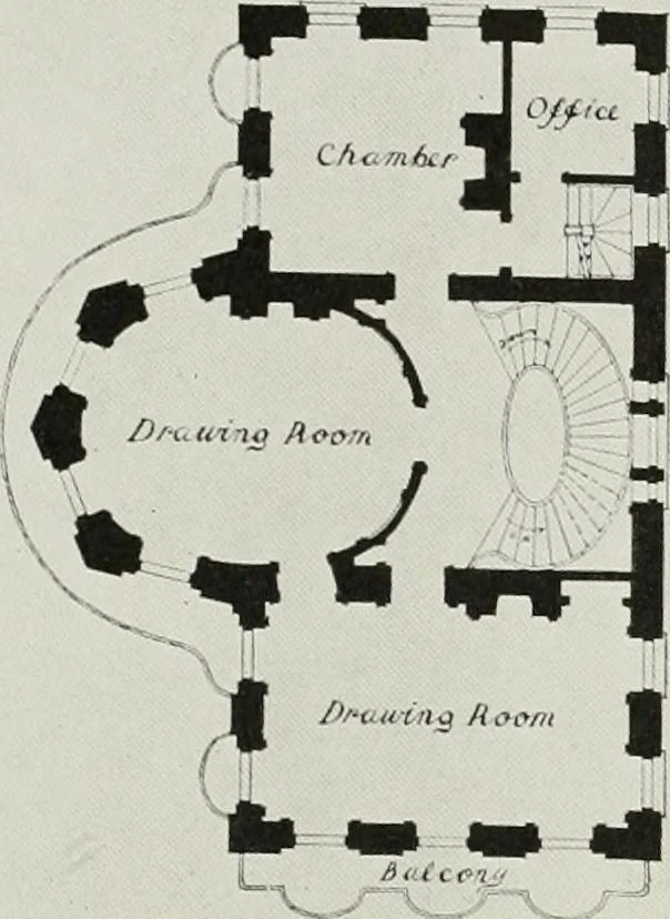 An illustration from Domestic architecture of the American colonies and of the early republic, 1922, leaf 192