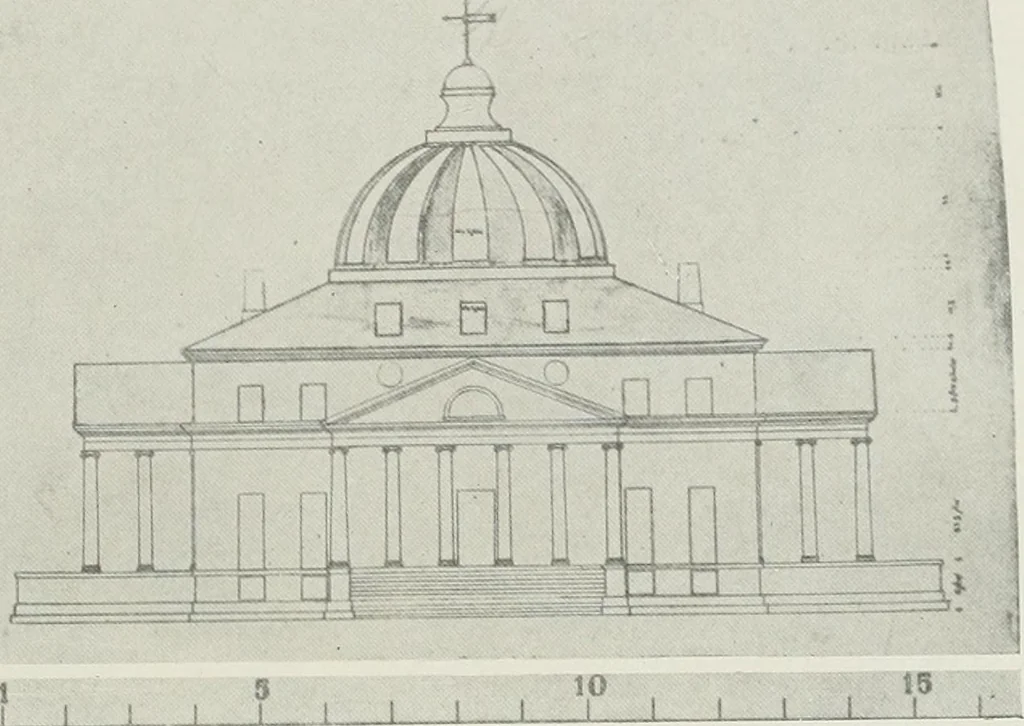 An illustration from Domestic architecture of the American colonies and of the early republic, 1922, leaf 196