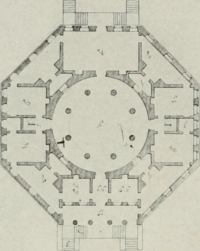An illustration from Domestic architecture of the American colonies and of the early republic, 1922, leaf 199