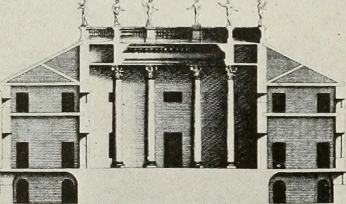 An illustration from Domestic architecture of the American colonies and of the early republic, 1922, leaf 199