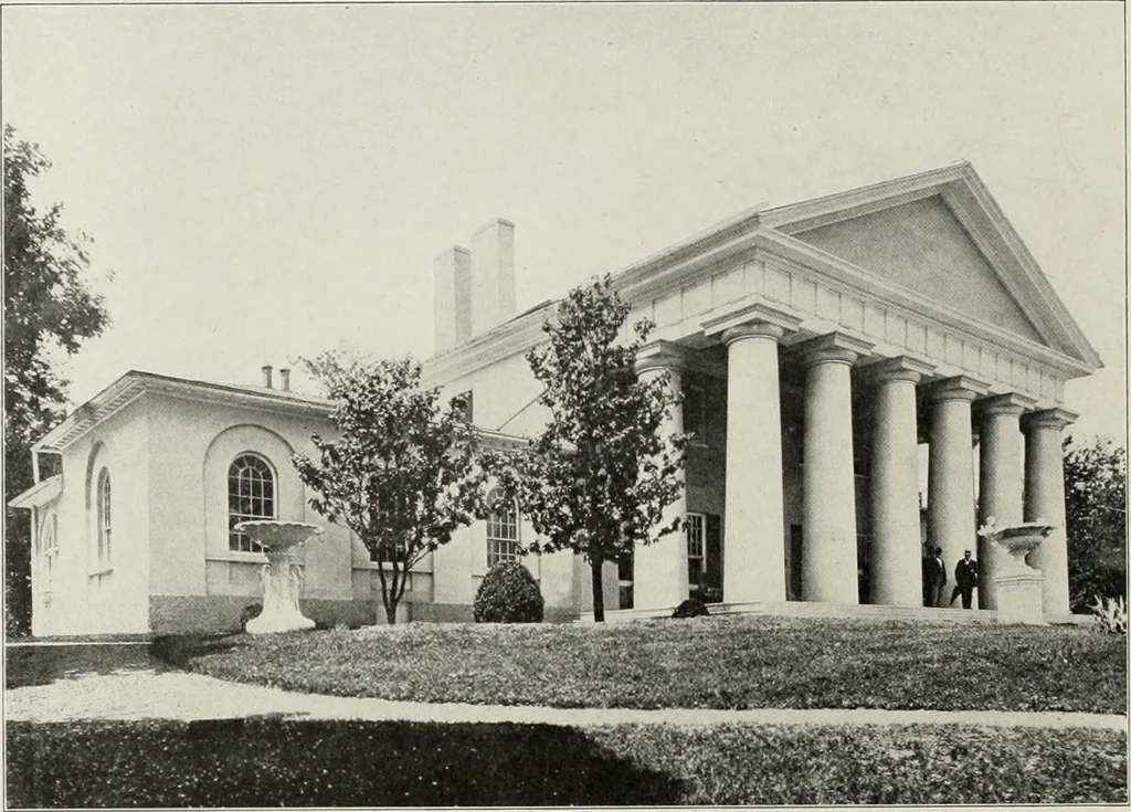 An illustration from Domestic architecture of the American colonies and of the early republic, 1922, leaf 203
