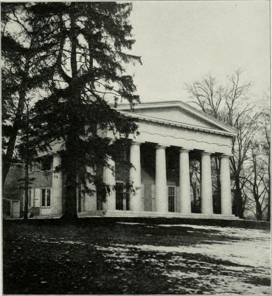 An illustration from Domestic architecture of the American colonies and of the early republic, 1922, leaf 204