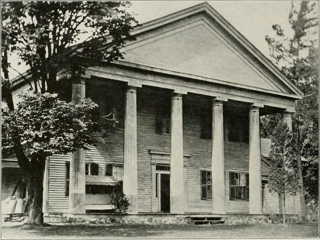 An illustration from Domestic architecture of the American colonies and of the early republic, 1922, leaf 207