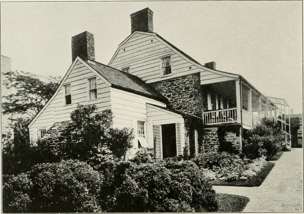 An illustration from Domestic architecture of the American colonies and of the early republic, 1922, leaf 213