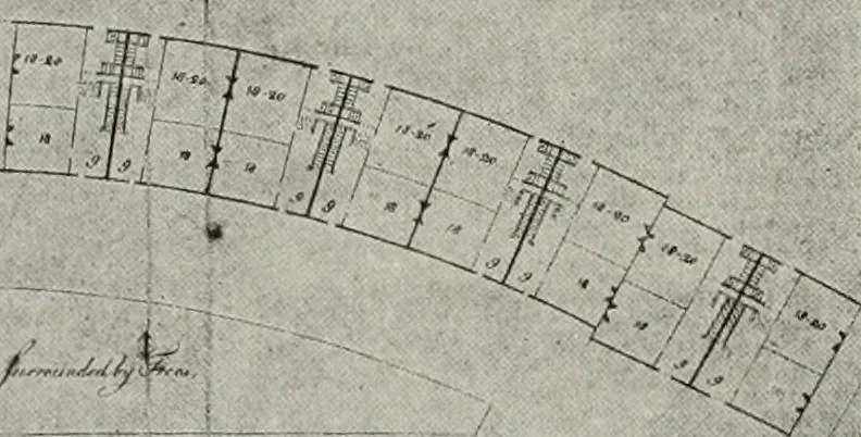 An illustration from Domestic architecture of the American colonies and of the early republic, 1922, leaf 215