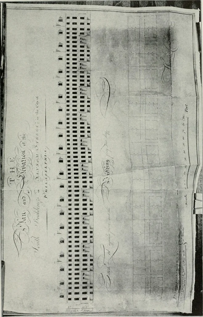 An illustration from Domestic architecture of the American colonies and of the early republic, 1922, leaf 218