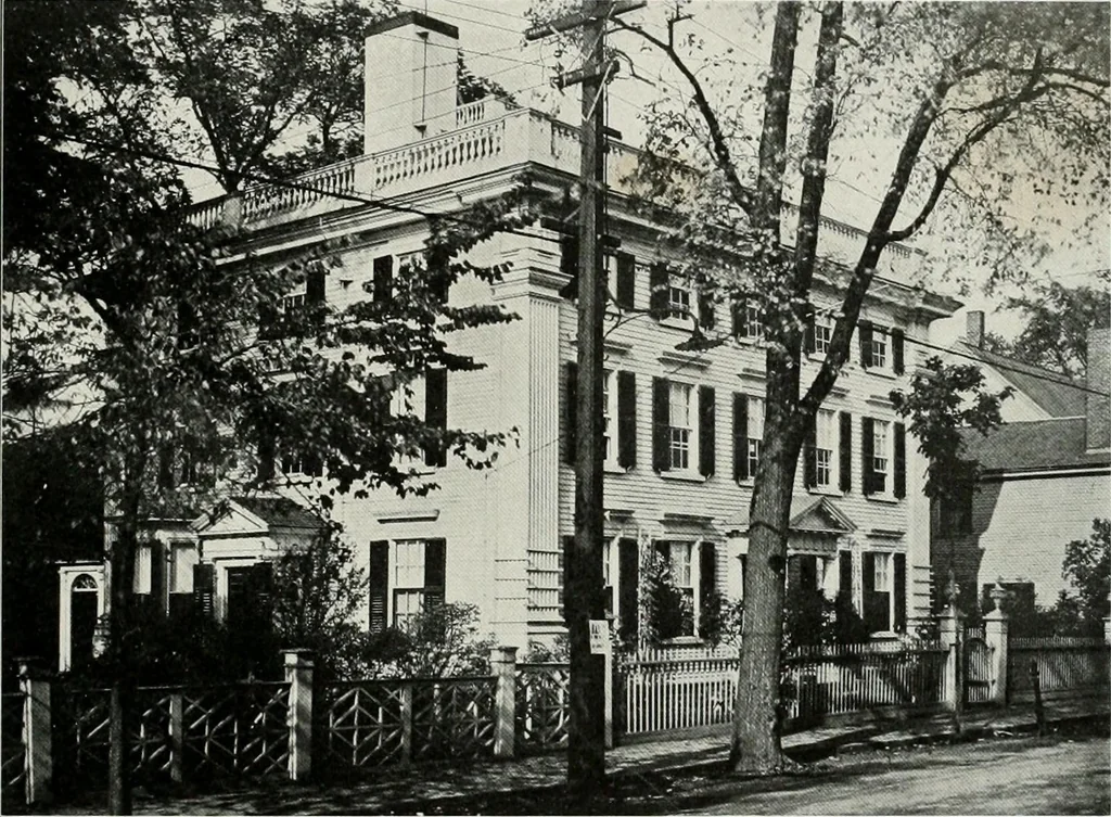 An illustration from Domestic architecture of the American colonies and of the early republic, 1922, leaf 220