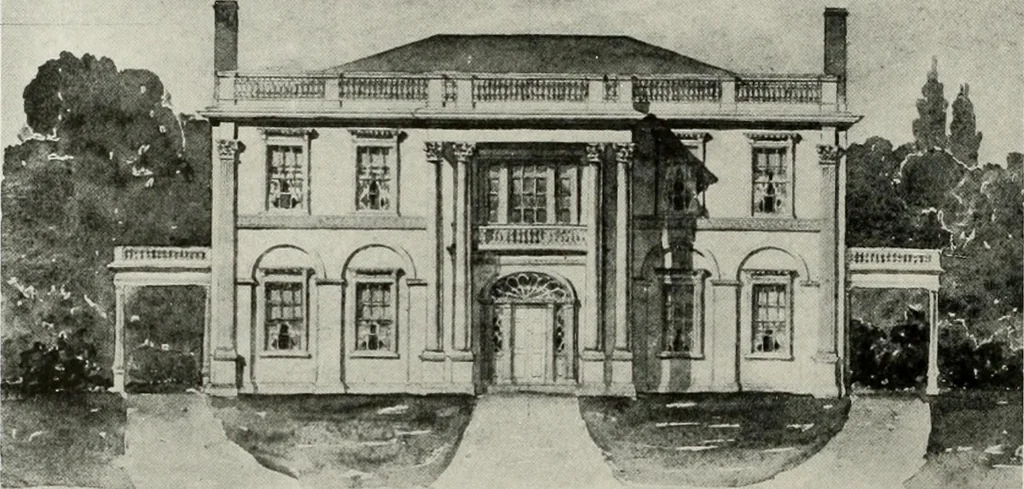 An illustration from Domestic architecture of the American colonies and of the early republic, 1922, leaf 223