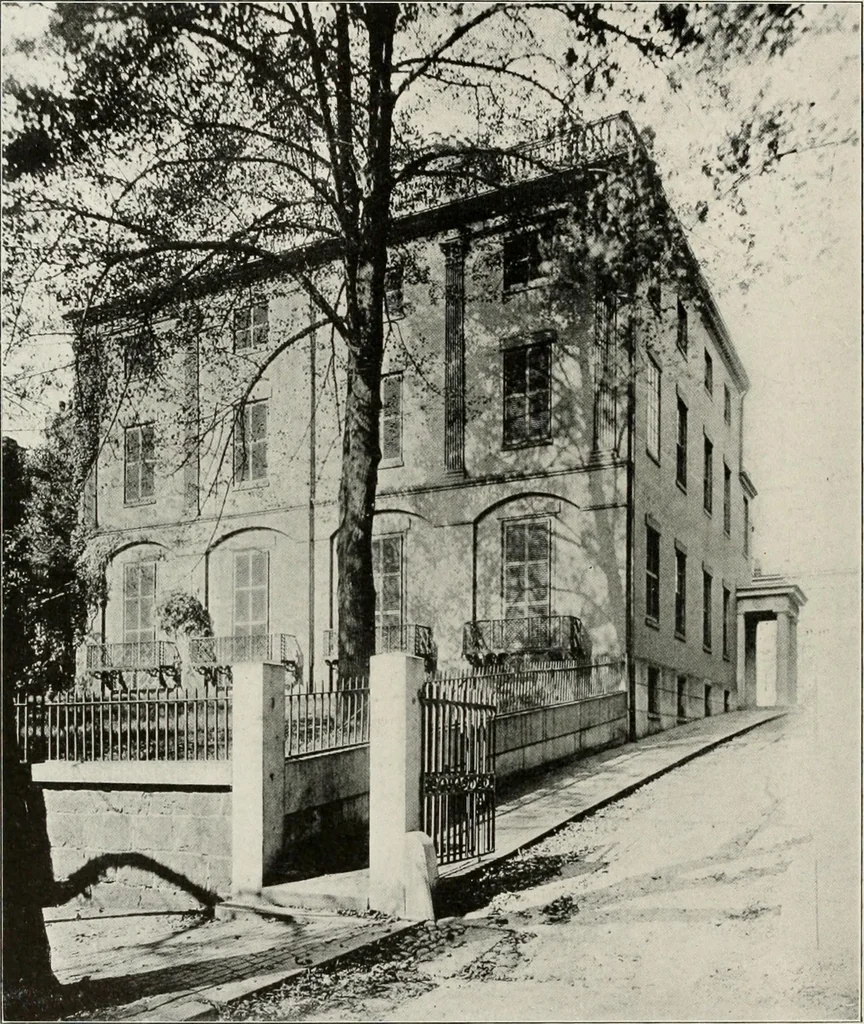 An illustration from Domestic architecture of the American colonies and of the early republic, 1922, leaf 227
