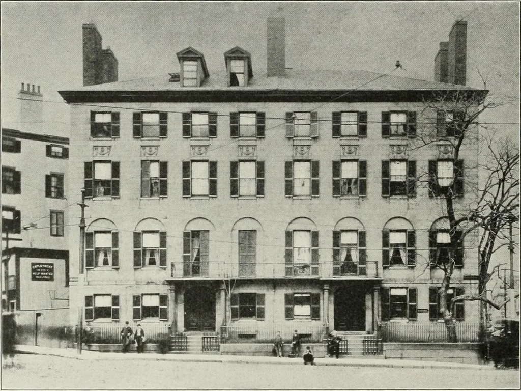 An illustration from Domestic architecture of the American colonies and of the early republic, 1922, leaf 231