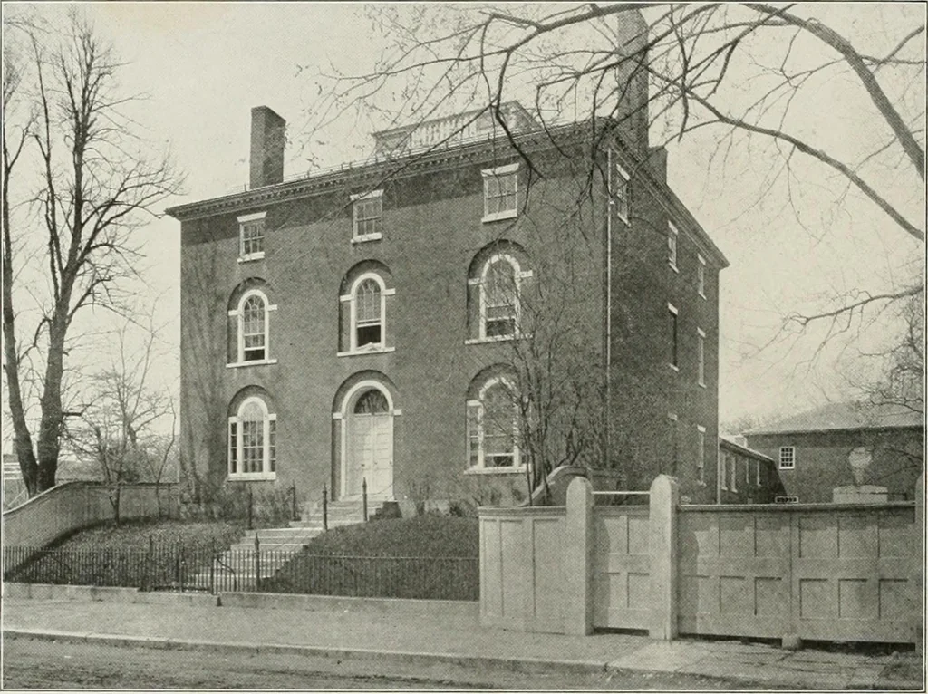 An illustration from Domestic architecture of the American colonies and of the early republic, 1922, leaf 233