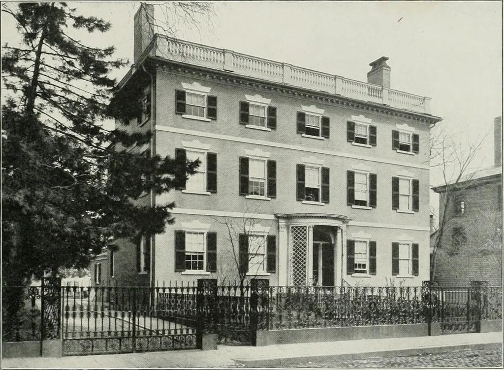 An illustration from Domestic architecture of the American colonies and of the early republic, 1922, leaf 234