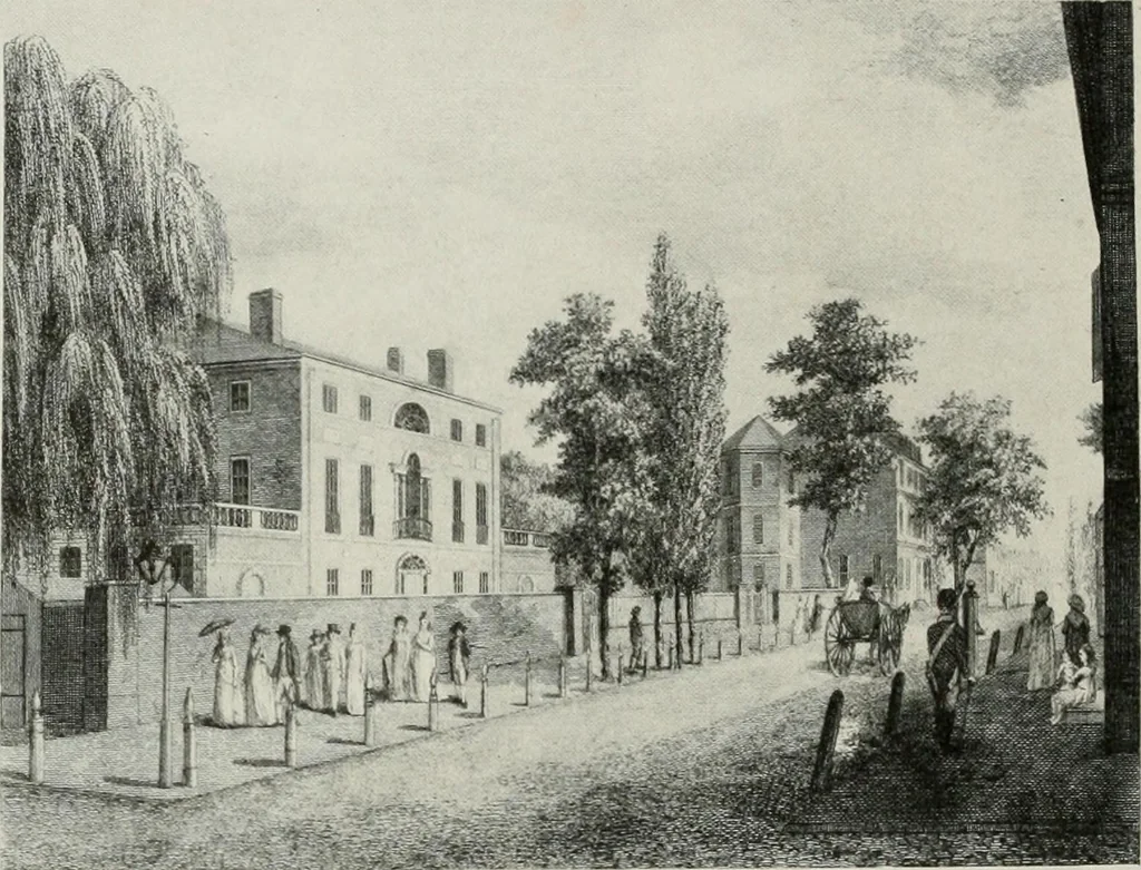 An illustration from Domestic architecture of the American colonies and of the early republic, 1922, leaf 235