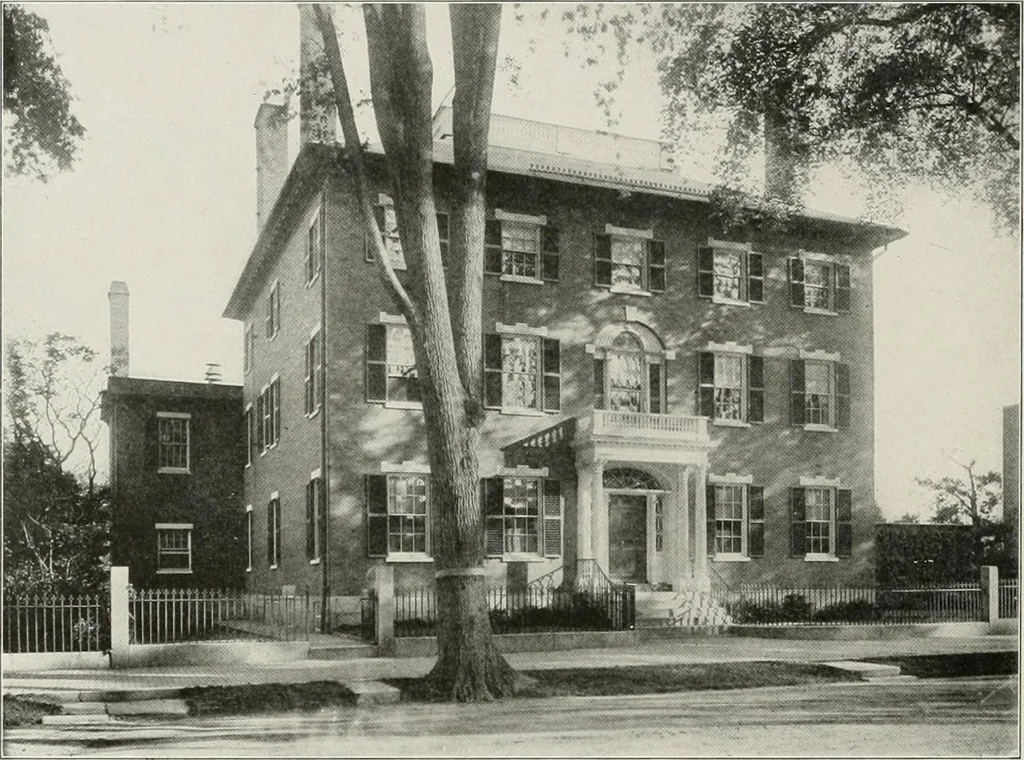 An illustration from Domestic architecture of the American colonies and of the early republic, 1922, leaf 241