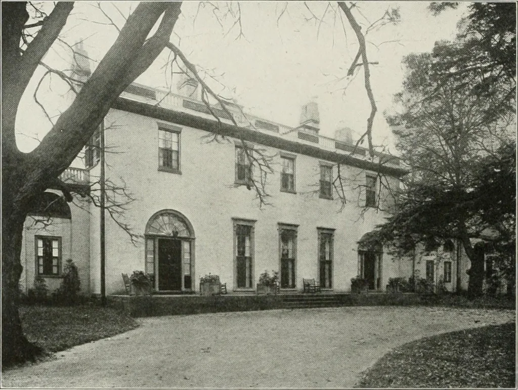 An illustration from Domestic architecture of the American colonies and of the early republic, 1922, leaf 243