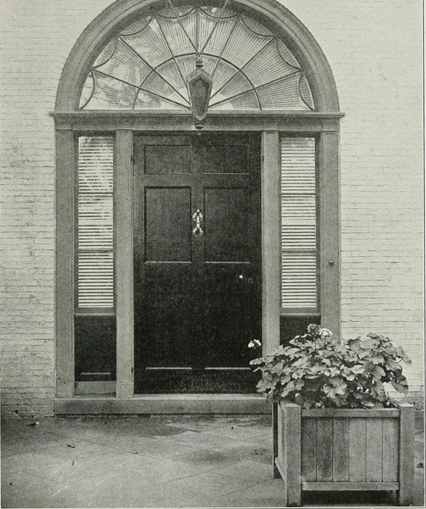 An illustration from Domestic architecture of the American colonies and of the early republic, 1922, leaf 244