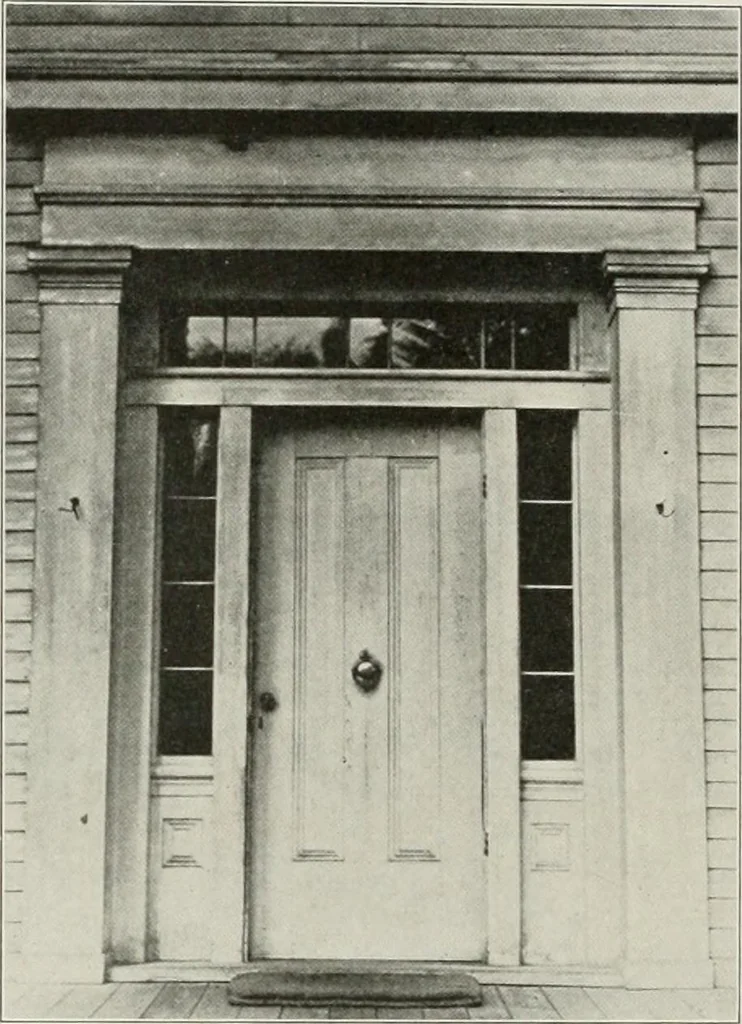 An illustration from Domestic architecture of the American colonies and of the early republic, 1922, leaf 245