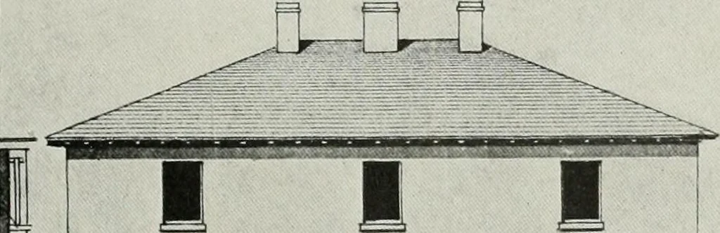 An illustration from Domestic architecture of the American colonies and of the early republic, 1922, leaf 246