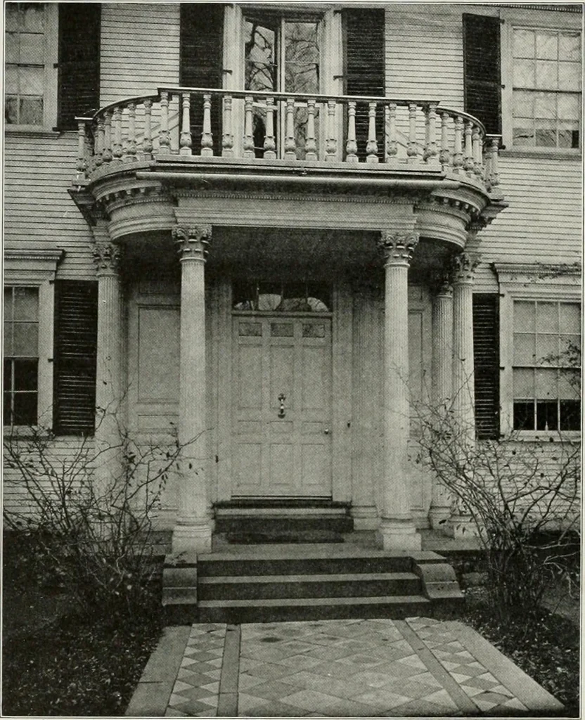 An illustration from Domestic architecture of the American colonies and of the early republic, 1922, leaf 247
