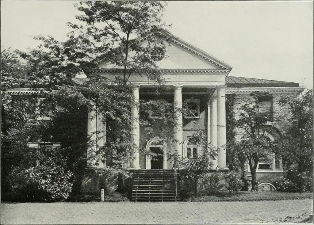 An illustration from Domestic architecture of the American colonies and of the early republic, 1922, leaf 250