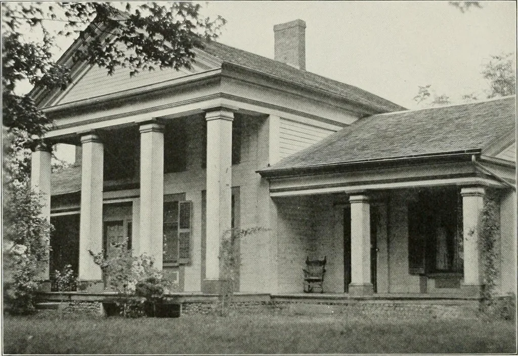 An illustration from Domestic architecture of the American colonies and of the early republic, 1922, leaf 253