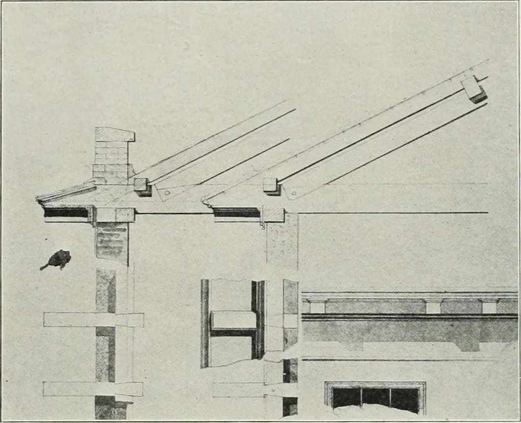 An illustration from Domestic architecture of the American colonies and of the early republic, 1922, leaf 254