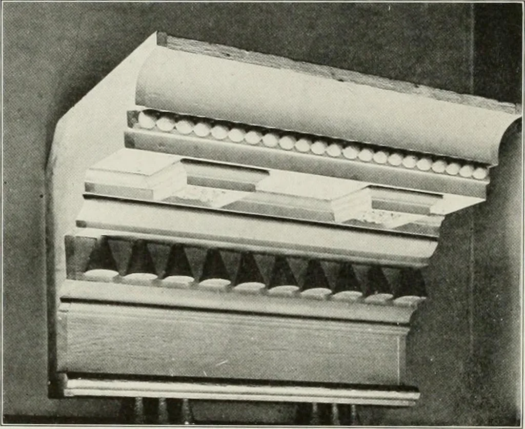An illustration from Domestic architecture of the American colonies and of the early republic, 1922, leaf 255