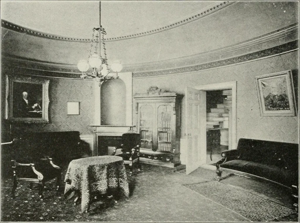 An illustration from Domestic architecture of the American colonies and of the early republic, 1922, leaf 257