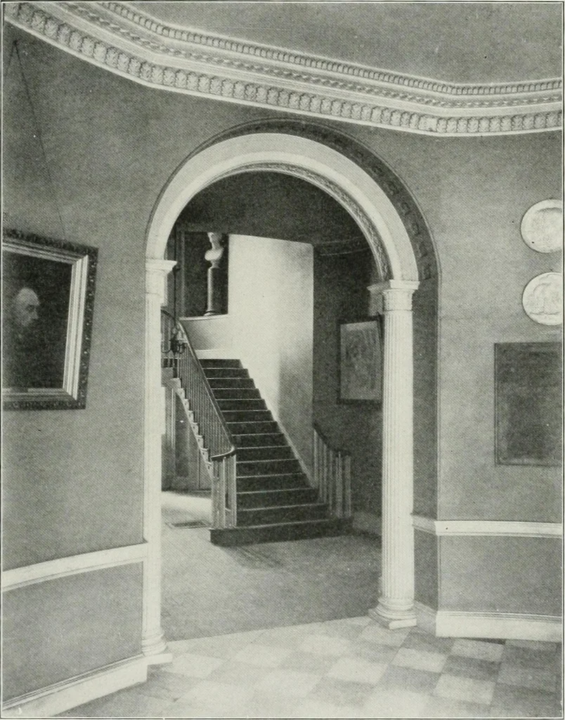 An illustration from Domestic architecture of the American colonies and of the early republic, 1922, leaf 258