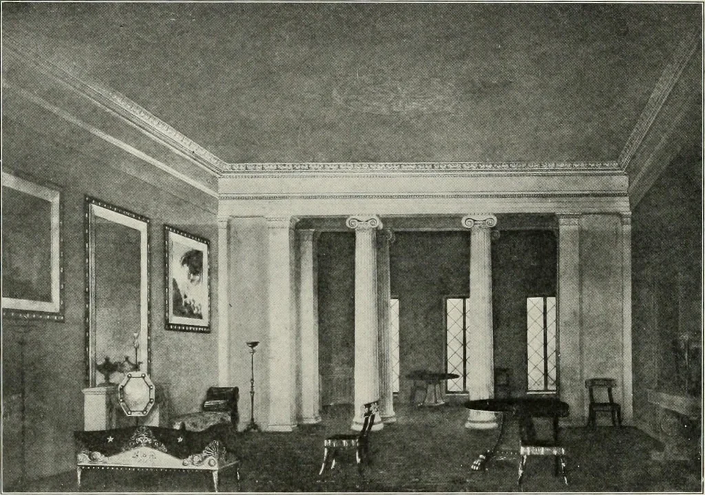 An illustration from Domestic architecture of the American colonies and of the early republic, 1922, leaf 263