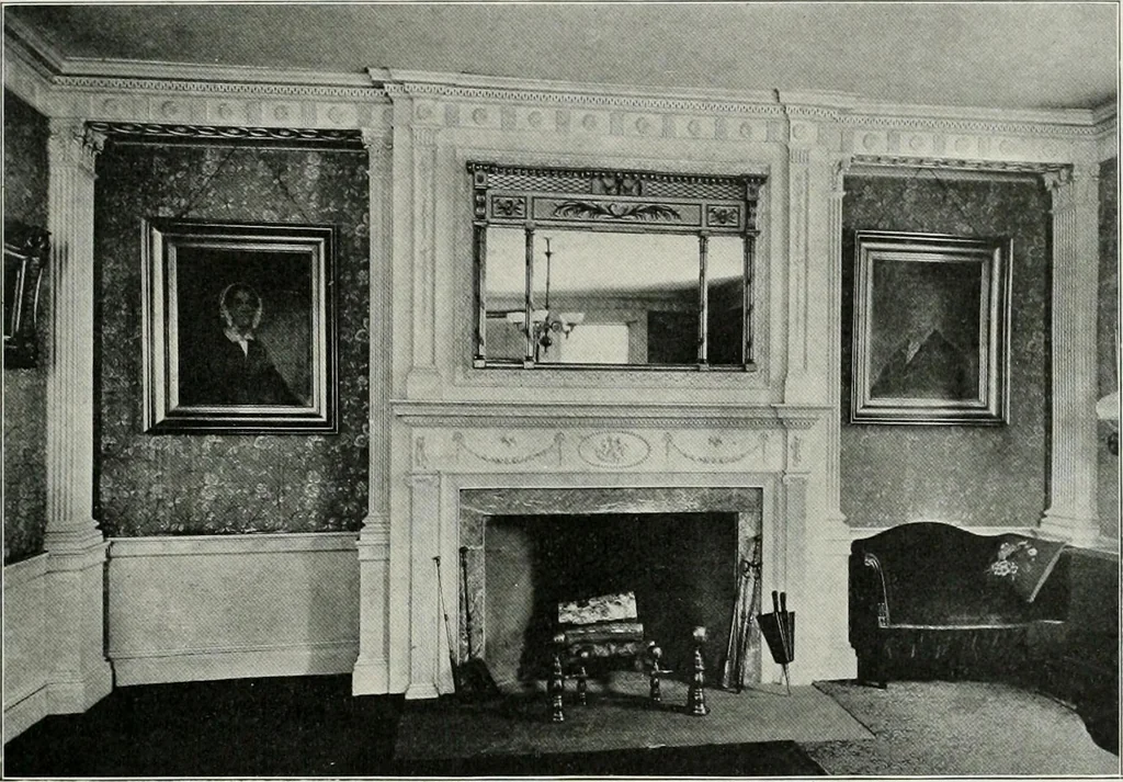An illustration from Domestic architecture of the American colonies and of the early republic, 1922, leaf 264