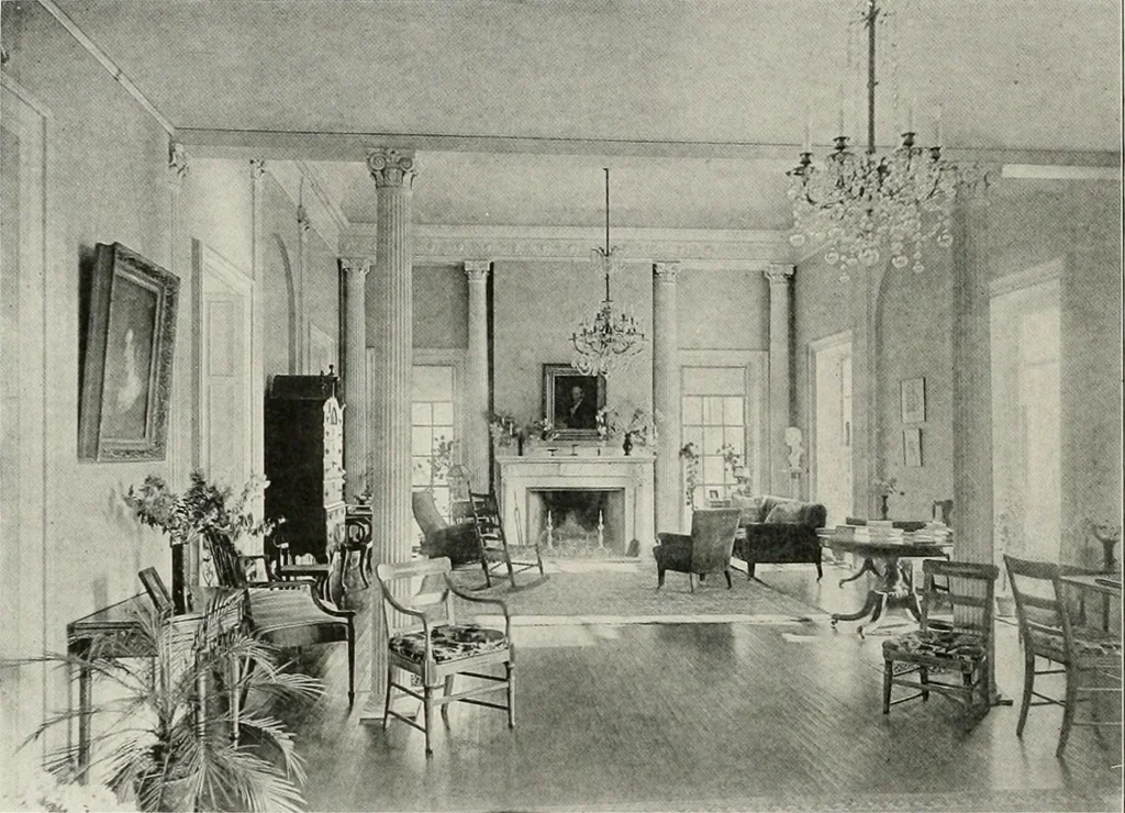 An illustration from Domestic architecture of the American colonies and of the early republic, 1922, leaf 265