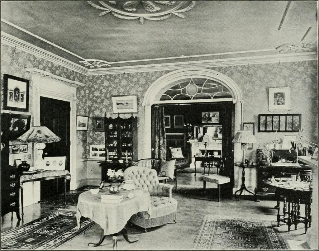 An illustration from Domestic architecture of the American colonies and of the early republic, 1922, leaf 270