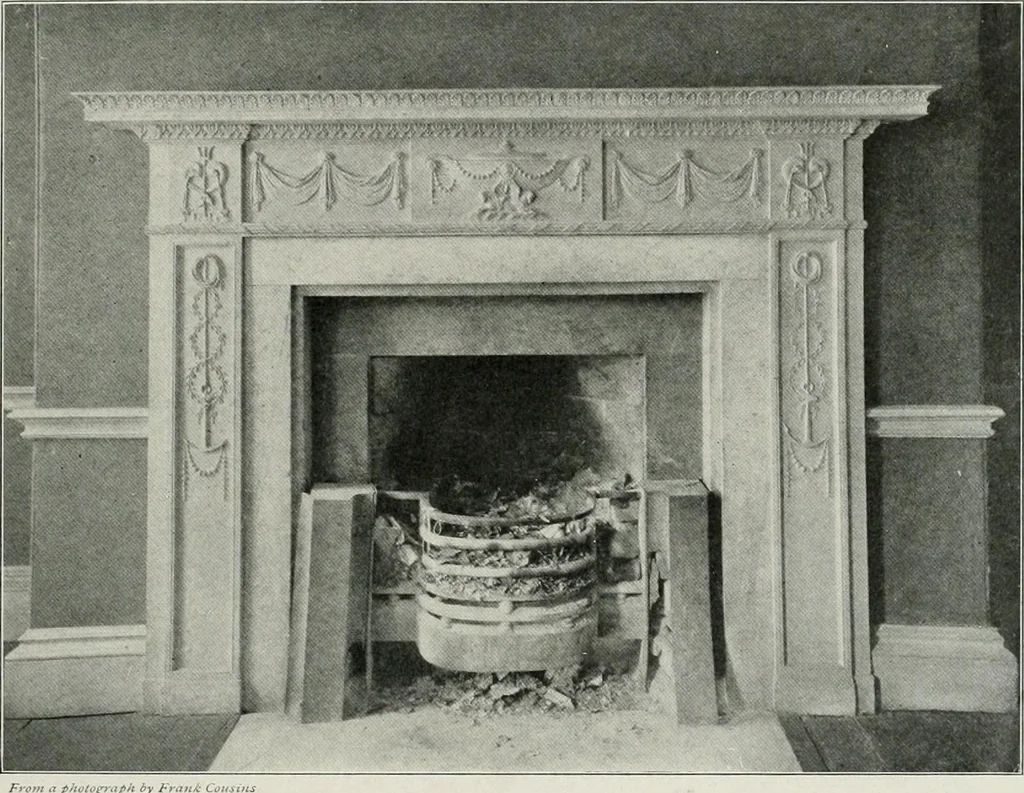 An illustration from Domestic architecture of the American colonies and of the early republic, 1922, leaf 272