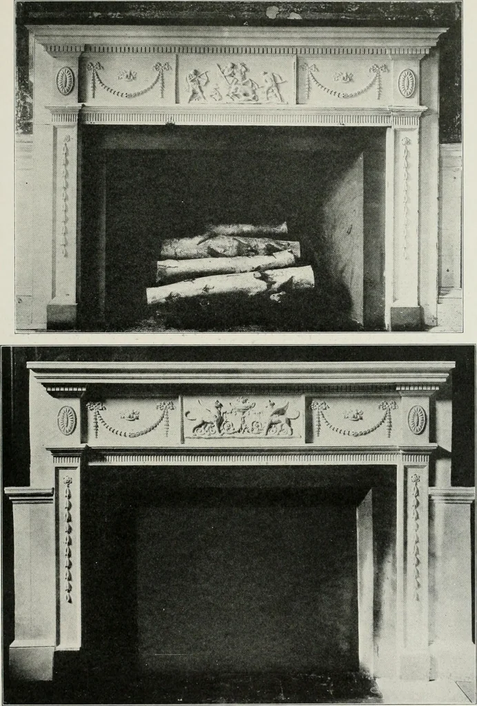 An illustration from Domestic architecture of the American colonies and of the early republic, 1922, leaf 276