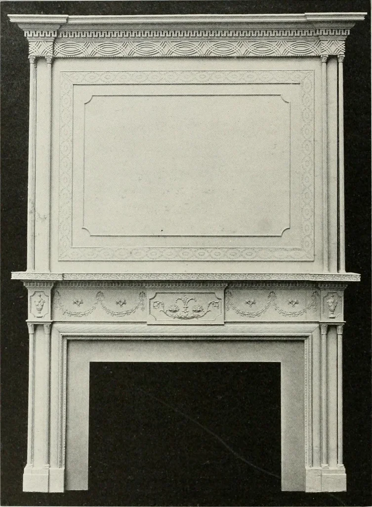 An illustration from Domestic architecture of the American colonies and of the early republic, 1922, leaf 279
