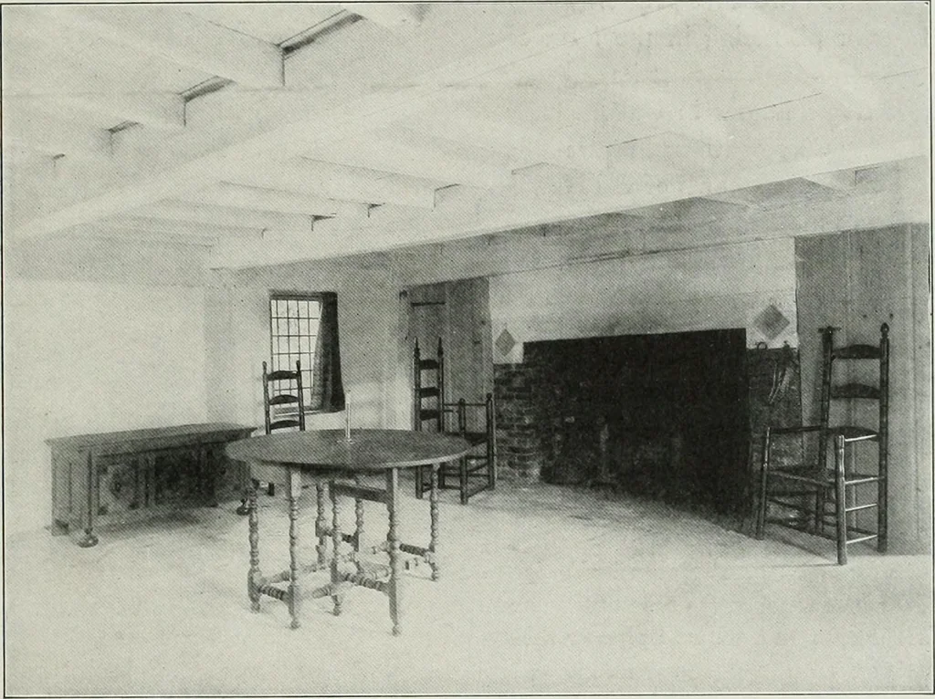 An illustration from Domestic architecture of the American colonies and of the early republic, 1922, leaf 54