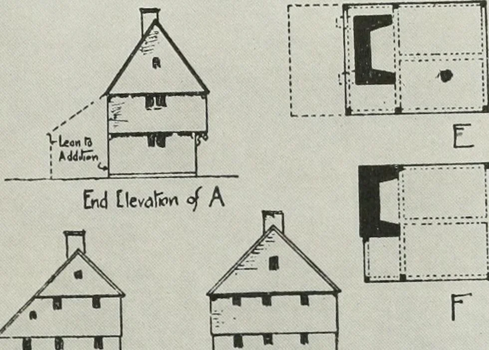 An illustration from Domestic architecture of the American colonies and of the early republic, 1922, leaf 58