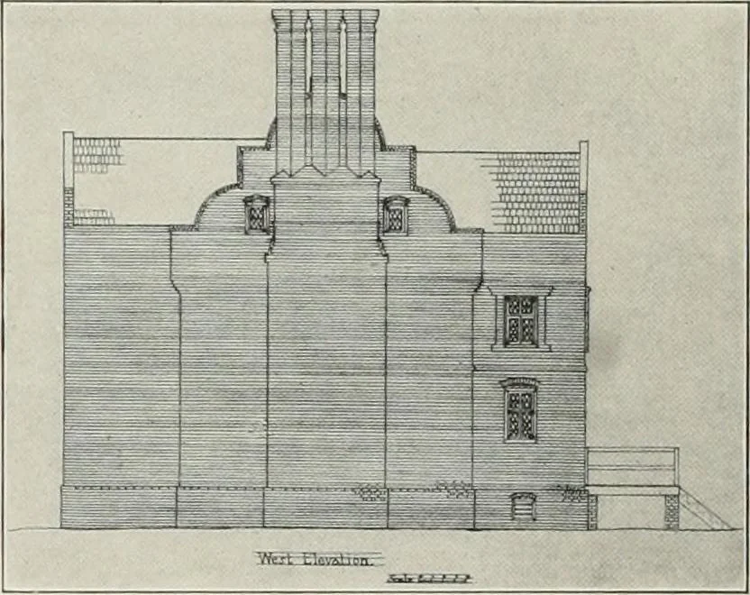 An illustration from Domestic architecture of the American colonies and of the early republic, 1922, leaf 65
