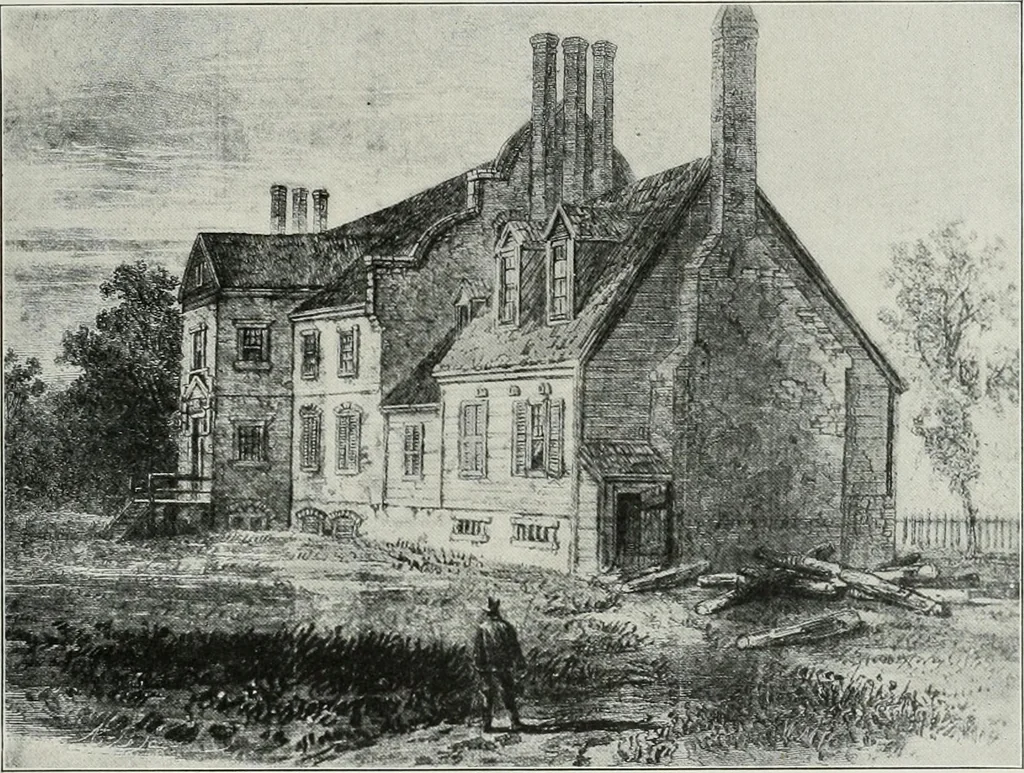 An illustration from Domestic architecture of the American colonies and of the early republic, 1922, leaf 66