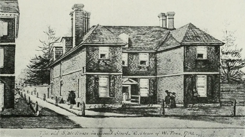 An illustration from Domestic architecture of the American colonies and of the early republic, 1922, leaf 68