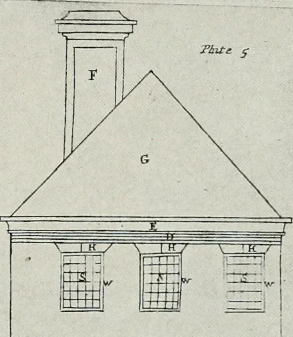 An illustration from Domestic architecture of the American colonies and of the early republic, 1922, leaf 80