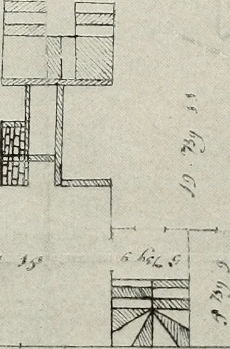 An illustration from Domestic architecture of the American colonies and of the early republic, 1922, leaf 81