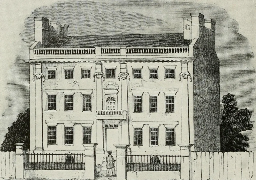 An illustration from Domestic architecture of the American colonies and of the early republic, 1922, leaf 87