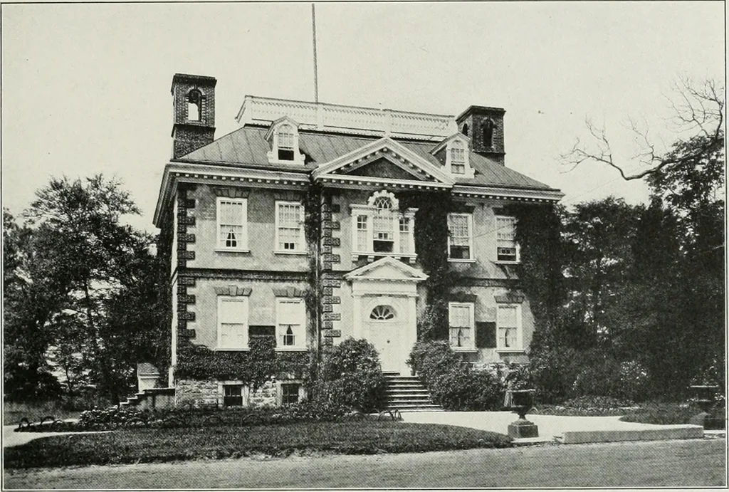 An illustration from Domestic architecture of the American colonies and of the early republic, 1922, leaf 90